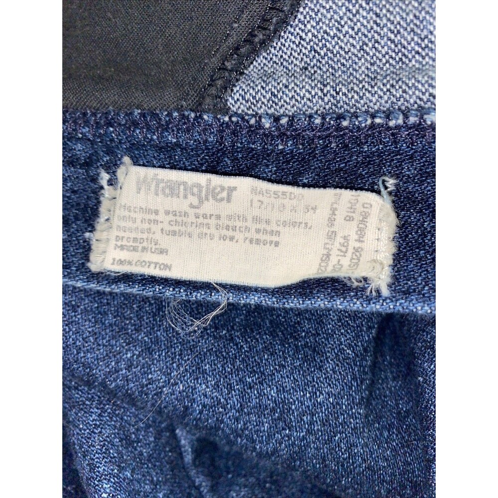 Vintage Wrangler Jeans Womens 17/18x34 Silver Lake Classic Fit Denim Bareback - Picture 8 of 8
